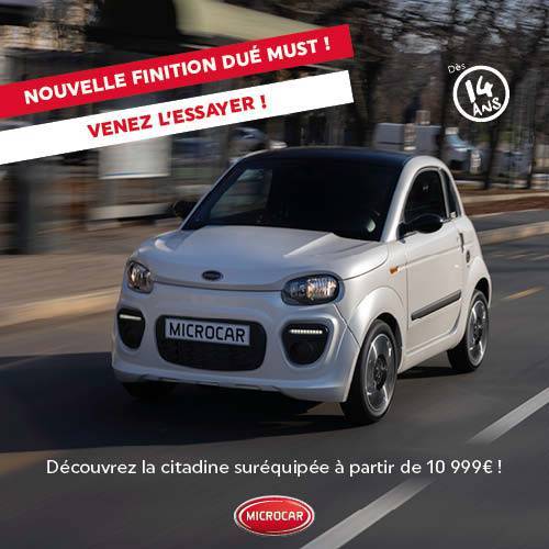 Nouvelle MICROCAR DUE MUST en vente chez R2B motors à Brignoles St-Maximin